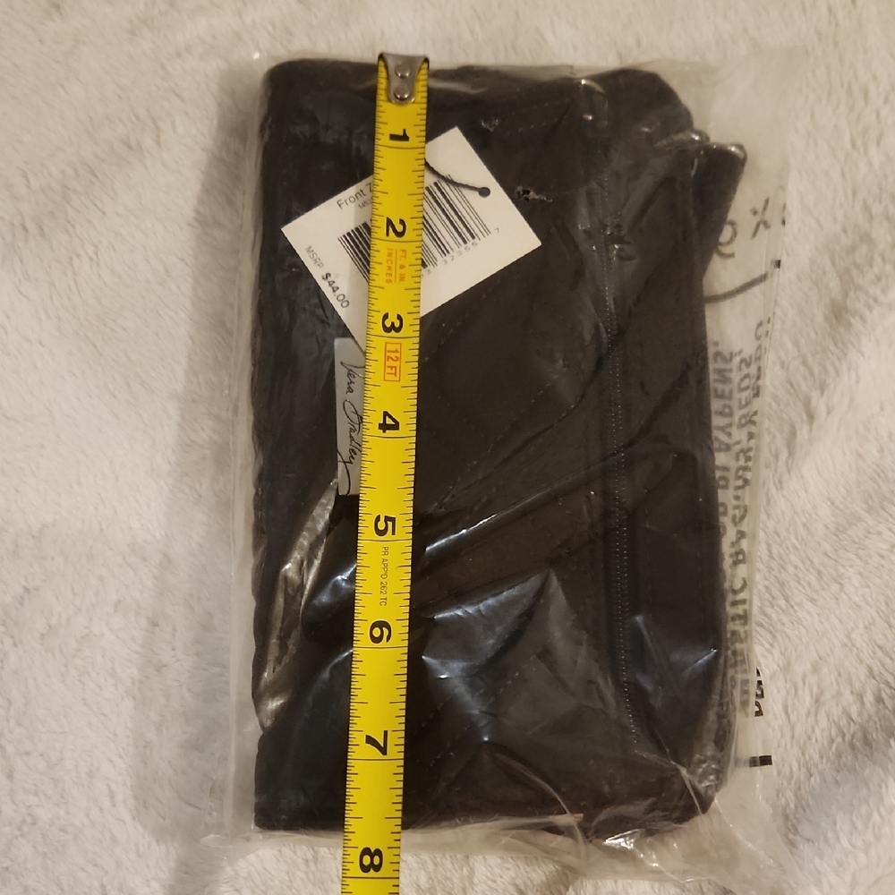 Espresso Brown (Discontinued) Vera Bradley Quilted Wristlet with Zip Closure - Picture 5 of 7